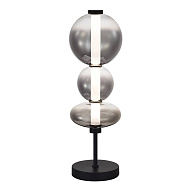 SL6119.404.18 Прикроватная лампа ST-Luce Черный/Дымчато-Серый LED 1*18W 3000K ПЕРЛИНА 500_191_2947959
